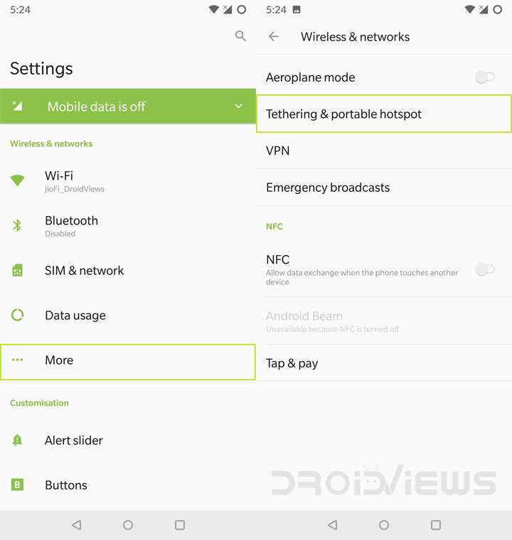 How to Set Up and Use Wifi Hotspot and Tethering on any Android Device , Use Wifi Hotspot and Tethering on any Android Device, How to enable Wifi Hotspot in Any Android Device