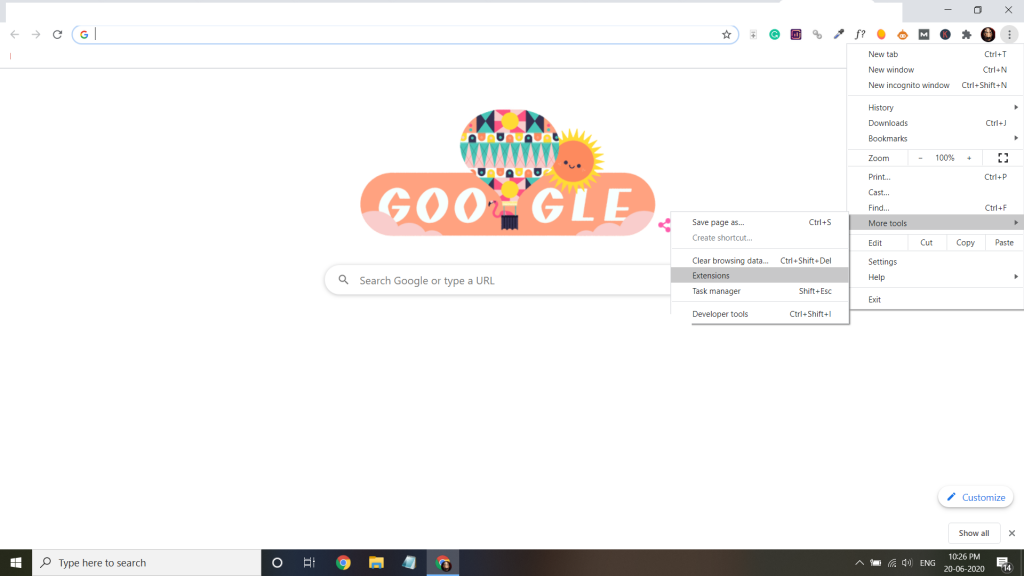 Remove Adware from Chrome browser