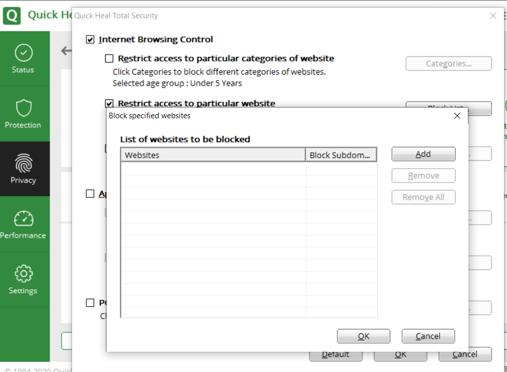 block websites on Chrome