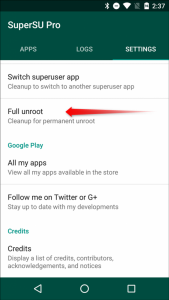 How to Unroot Android Device