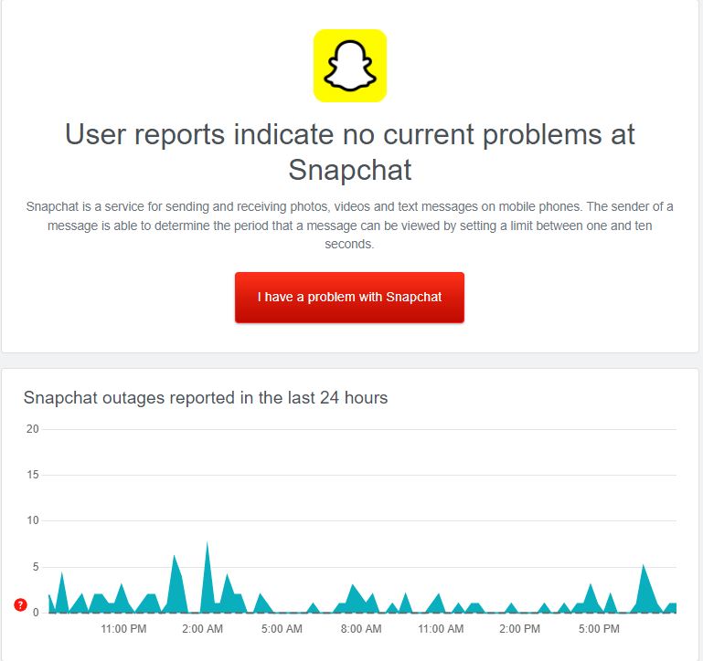 Fix Snapchat Not Working
