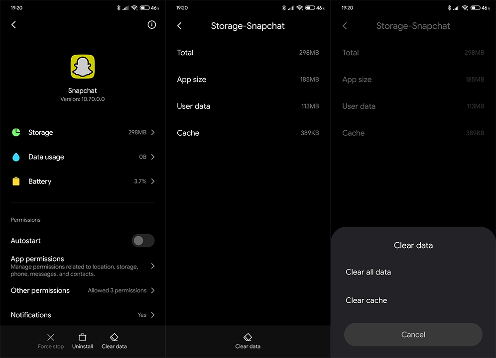 Fix Snapchat Not Working