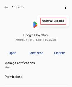 google play store error 194